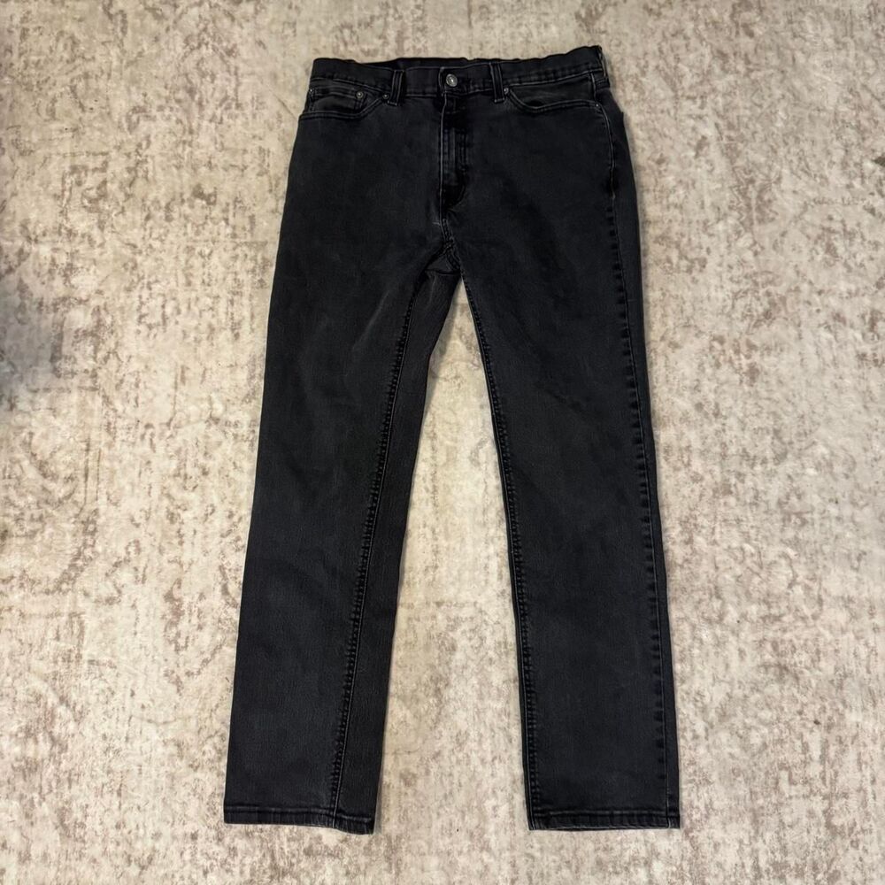 Levi's Men's Black and Grey Jeans